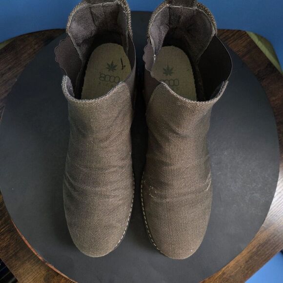 8000 Kicks Boots The Crossover Hemp Chelsea Dark Olive (Brown) Size 47EU 13US - Picture 8 of 15